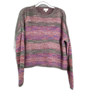 Anthropologie THE Konner Loose knit sweater women’s M/L space Dye Multicolor